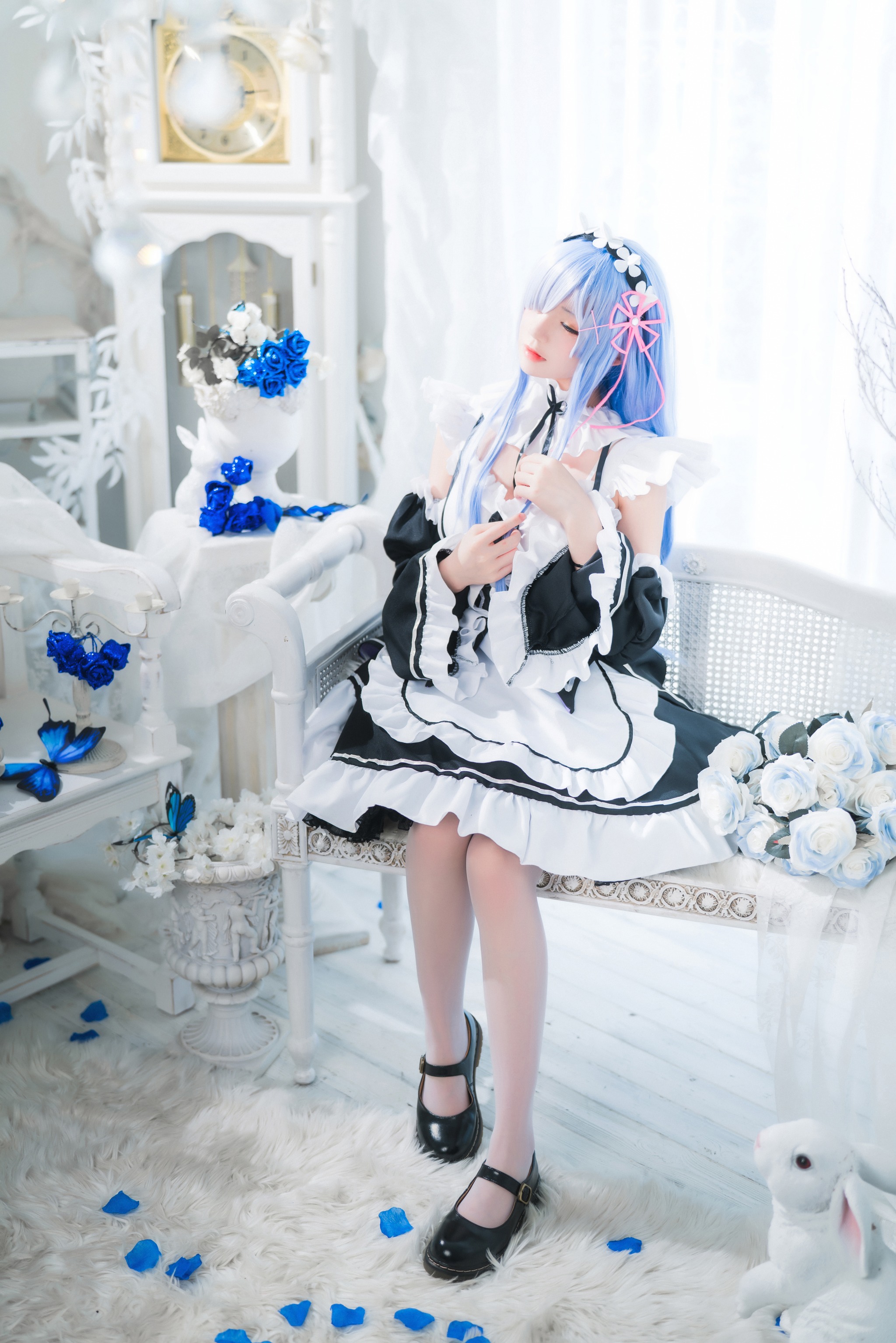 桜桃喵 - NO.134 长发蕾姆02 [44P]-XikXak
